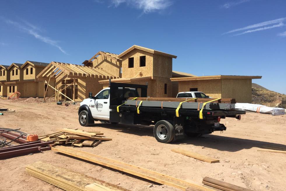 raw materials being brought to the project site