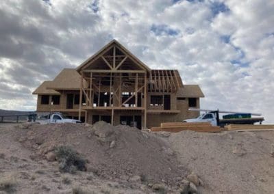 view of an under construction house